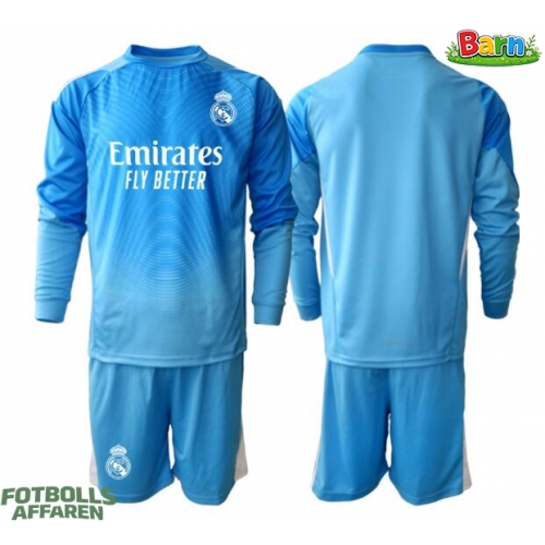Real Madrid Målvakt Hemmaställ Barn 2025-26 Långärmad (+ Korta byxor)